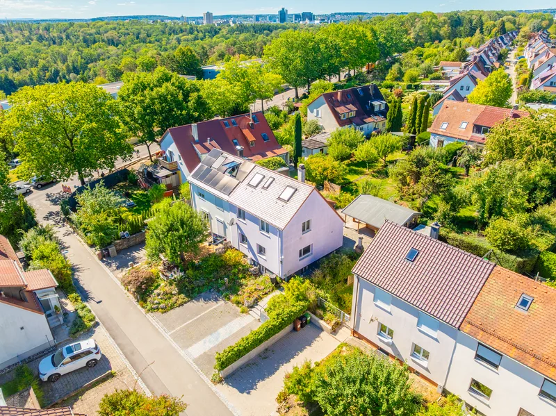 Luftbild: Einfamilienhaus in Stuttgart-Hoffeld – Stuttgart-Hoffeld