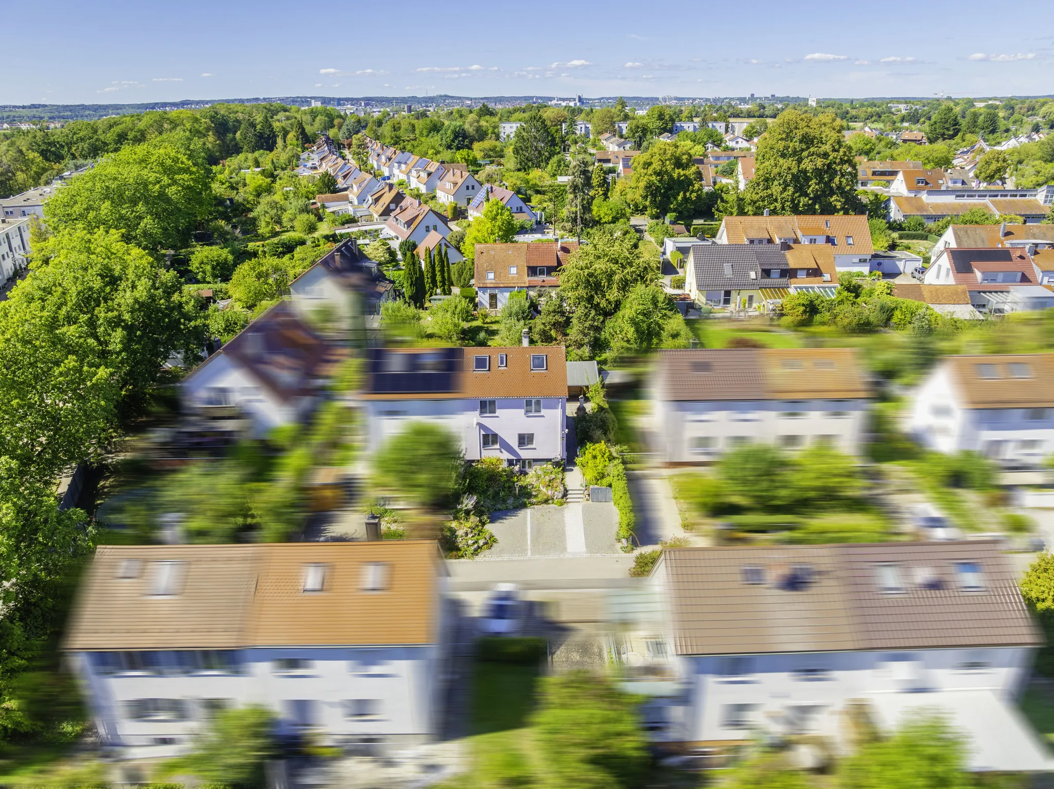 Luftbild der Nachbarschaft – Stuttgart-Hoffeld